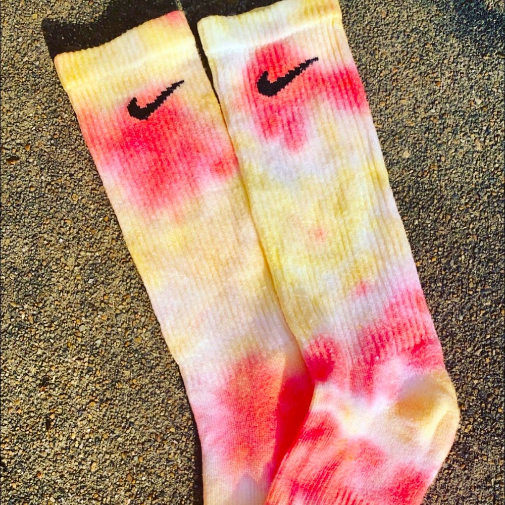 Custom Tie Dyed Nike Socks